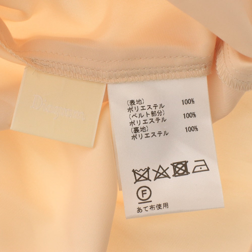 ■ ダイアグラム グレースコンチネンタル スカート 0323421065 チュール プリーツ レディース 36(S相当) アイボリー タグ付き 未使用