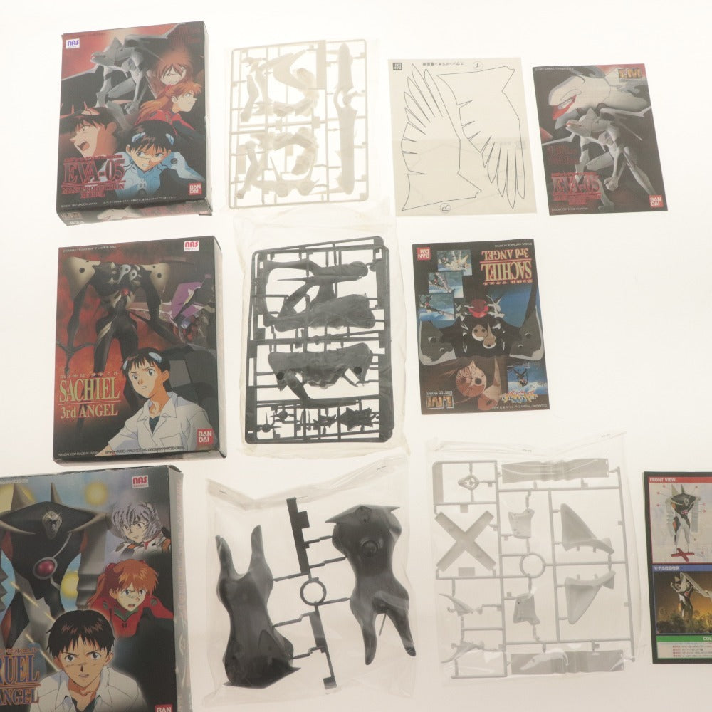 ■ 新世紀エヴァンゲリオン LM プラモデル 9点セットまとめ売り EVA-00,1,2,3,5 初号機,弐,零(改),量産機/サキエル ゼルエル/未組立未開封