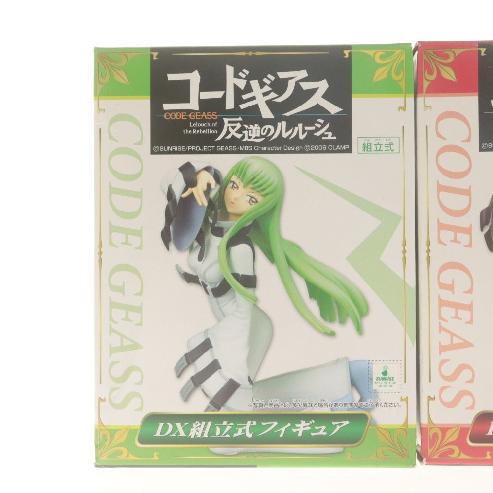 ■ コードギアス 反逆のルルーシュ DX組立式フィギュア C.C. シーツー 2種セット まとめ売り バンプレスト 未開封 未使用