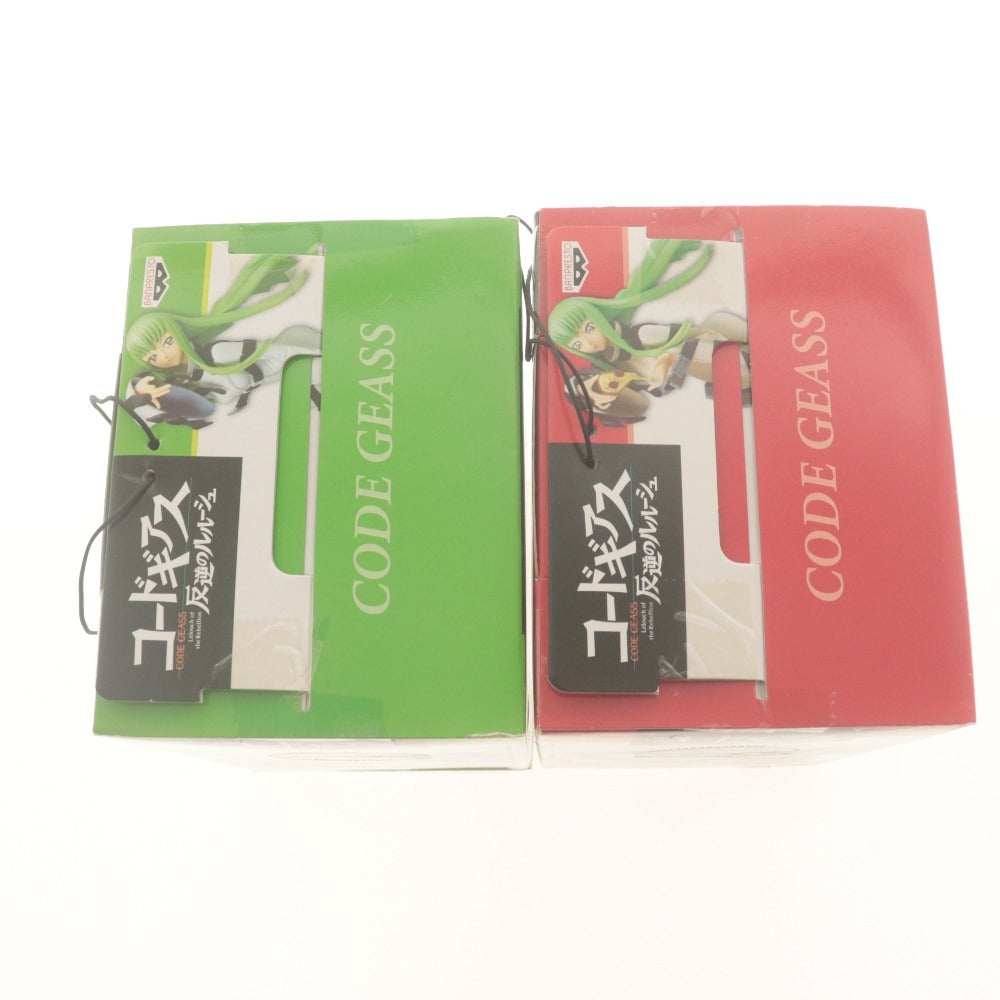 ■ コードギアス 反逆のルルーシュ DX組立式フィギュア C.C. シーツー 2種セット まとめ売り バンプレスト 未開封 未使用
