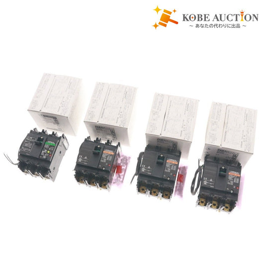 ■ 富士電機 オートブレーカー EA33AC EA53AC 3P 15A 漏電遮断器 EG33FC 3P 15A 4点セット まとめ売り 箱 付属品付き