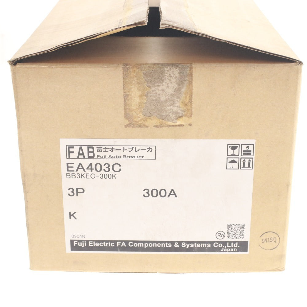 ■ 富士電機 ブレーカー EA403C 3P 300A 汎用配線遮断器 大型機器 過電流 短絡保護 箱 付属品付き