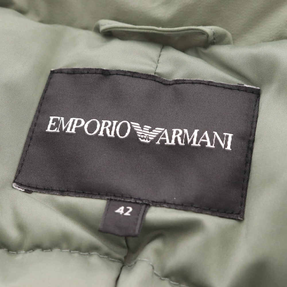 ■ Emporio Armani Down Coat Tops Women's 42 Green