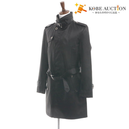 ■ Sortisso ソルティッソ トレンチコート 長袖 707409 アウター メンズ M ブラック タグ付き 未使用
