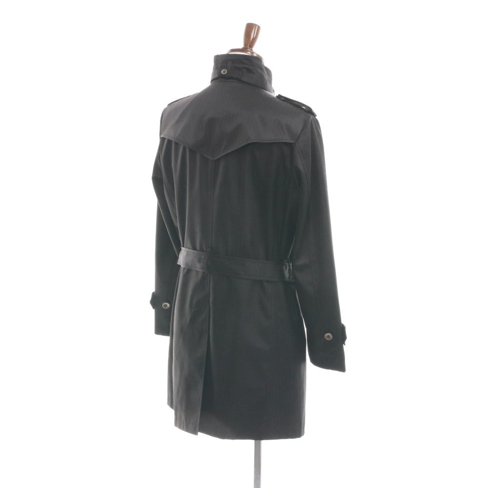 ■ Sortisso ソルティッソ トレンチコート 長袖 707409 アウター メンズ M ブラック タグ付き 未使用