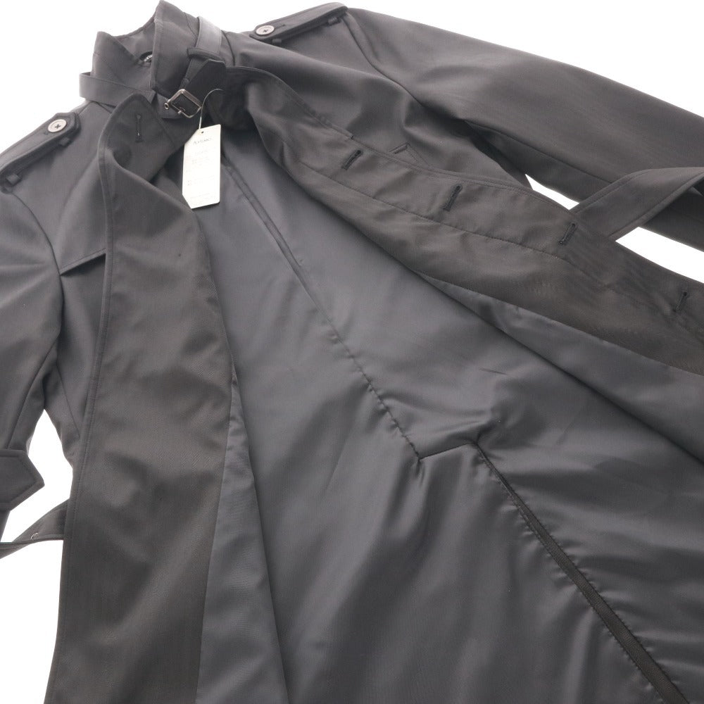 ■ Sortisso ソルティッソ トレンチコート 長袖 707409 アウター メンズ M ブラック タグ付き 未使用