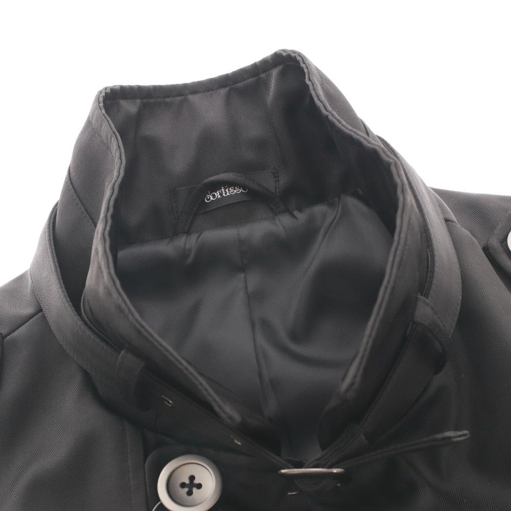 ■ Sortisso ソルティッソ トレンチコート 長袖 707409 アウター メンズ M ブラック タグ付き 未使用