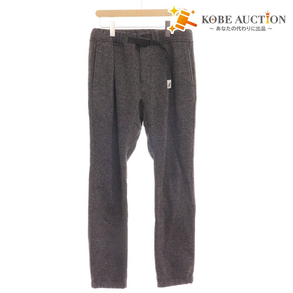 ■ Gramicci Adam et Rope pants, jogger pants, knit fleece bottoms, men's, M, gray