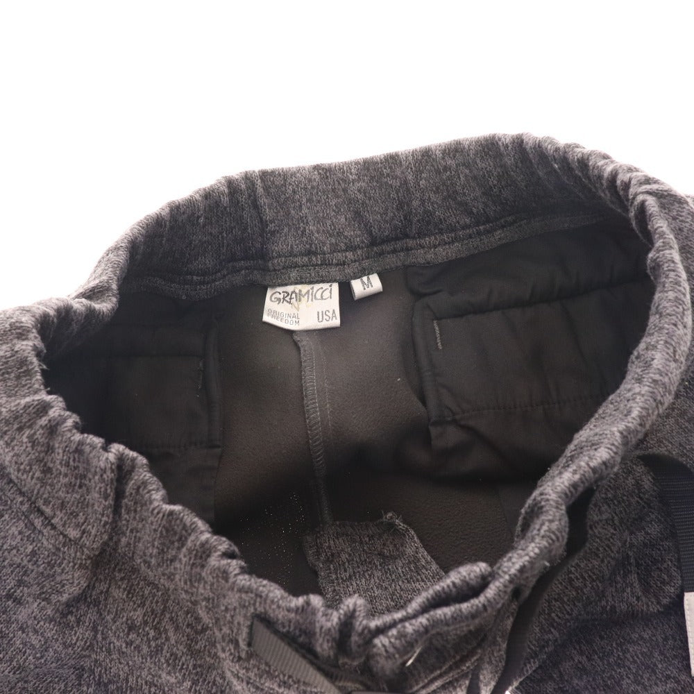 ■ Gramicci Adam et Rope pants, jogger pants, knit fleece bottoms, men's, M, gray