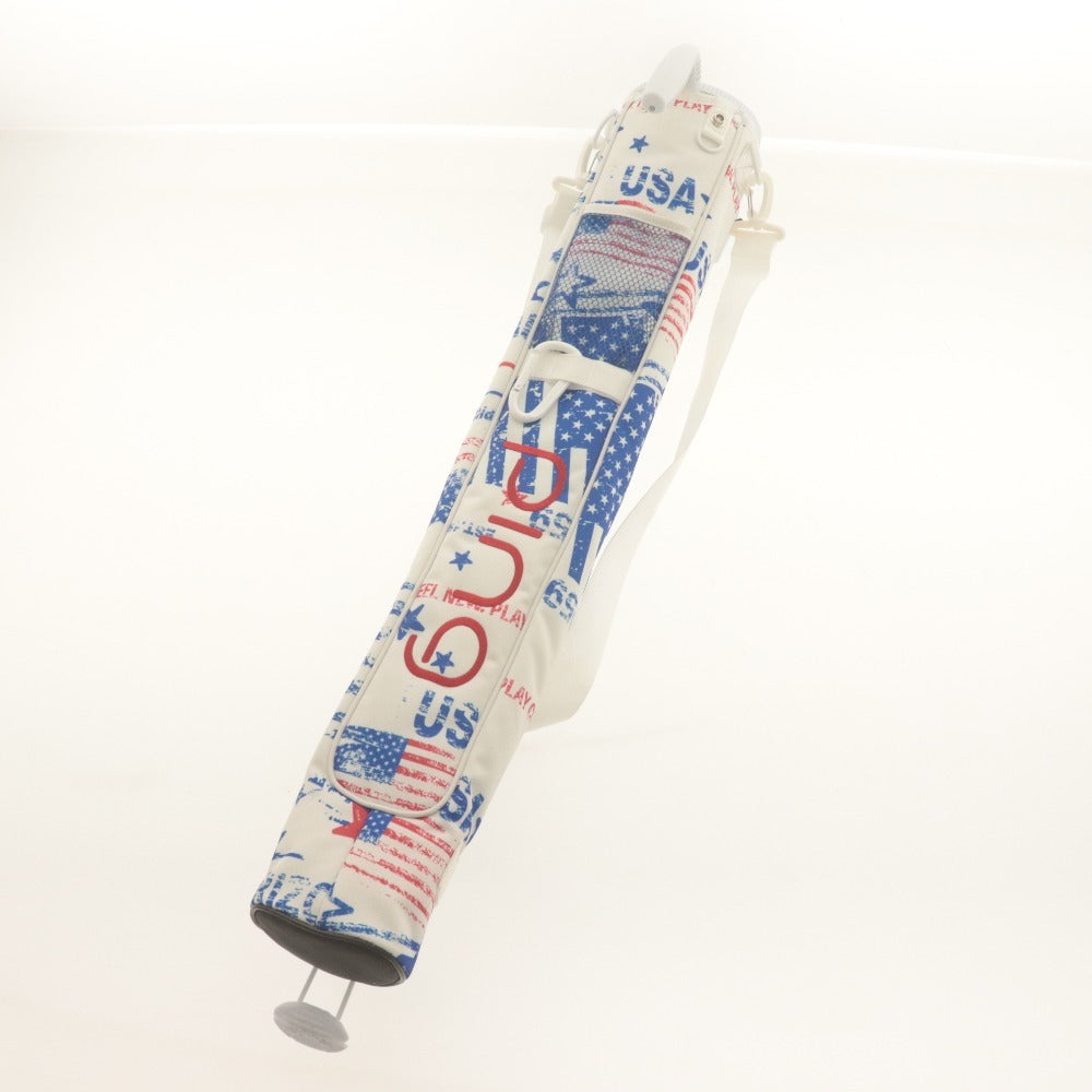 ■ PING ピン ゴルフバッグ GB-A2311 アメリカンフラッグ スタンドクラブケース 2023年モデル 2分割 80cm 1kg マルチカラー ホワイト 等