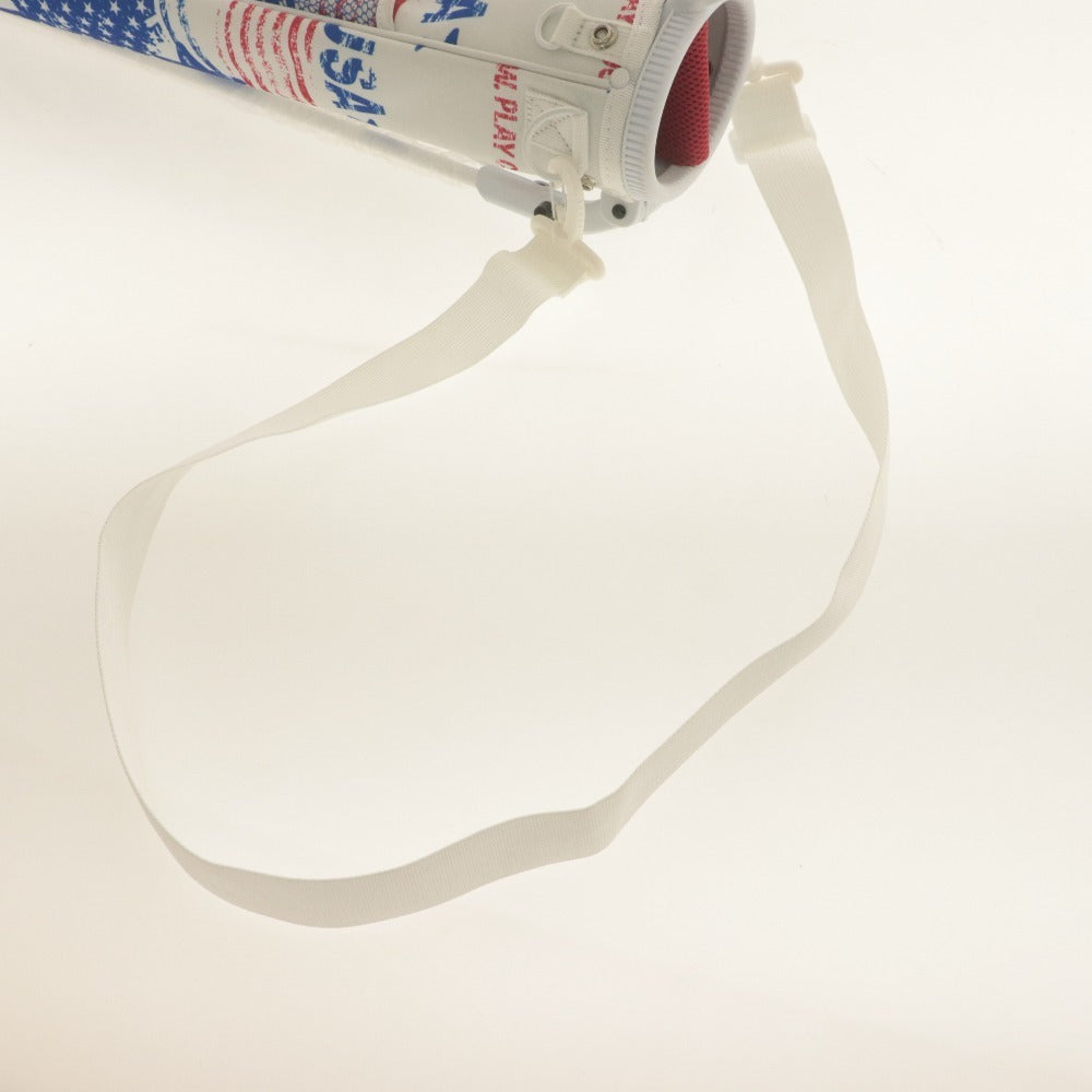 ■ PING ピン ゴルフバッグ GB-A2311 アメリカンフラッグ スタンドクラブケース 2023年モデル 2分割 80cm 1kg マルチカラー ホワイト 等