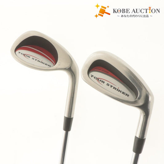 ■ TOUR STRIKER 7番アイアン 練習用ウェッジ ツアーストライカー ウェッジ 56 ダウンブロー DVD付き ゴルフクラブ 2点セット まとめ売り