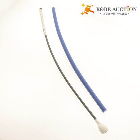 ■ ゴルフスイング練習器具 2点セット まとめ売り しなるスイング練習棒 tabata トルネードスティック ソフト ロング 付属品付き