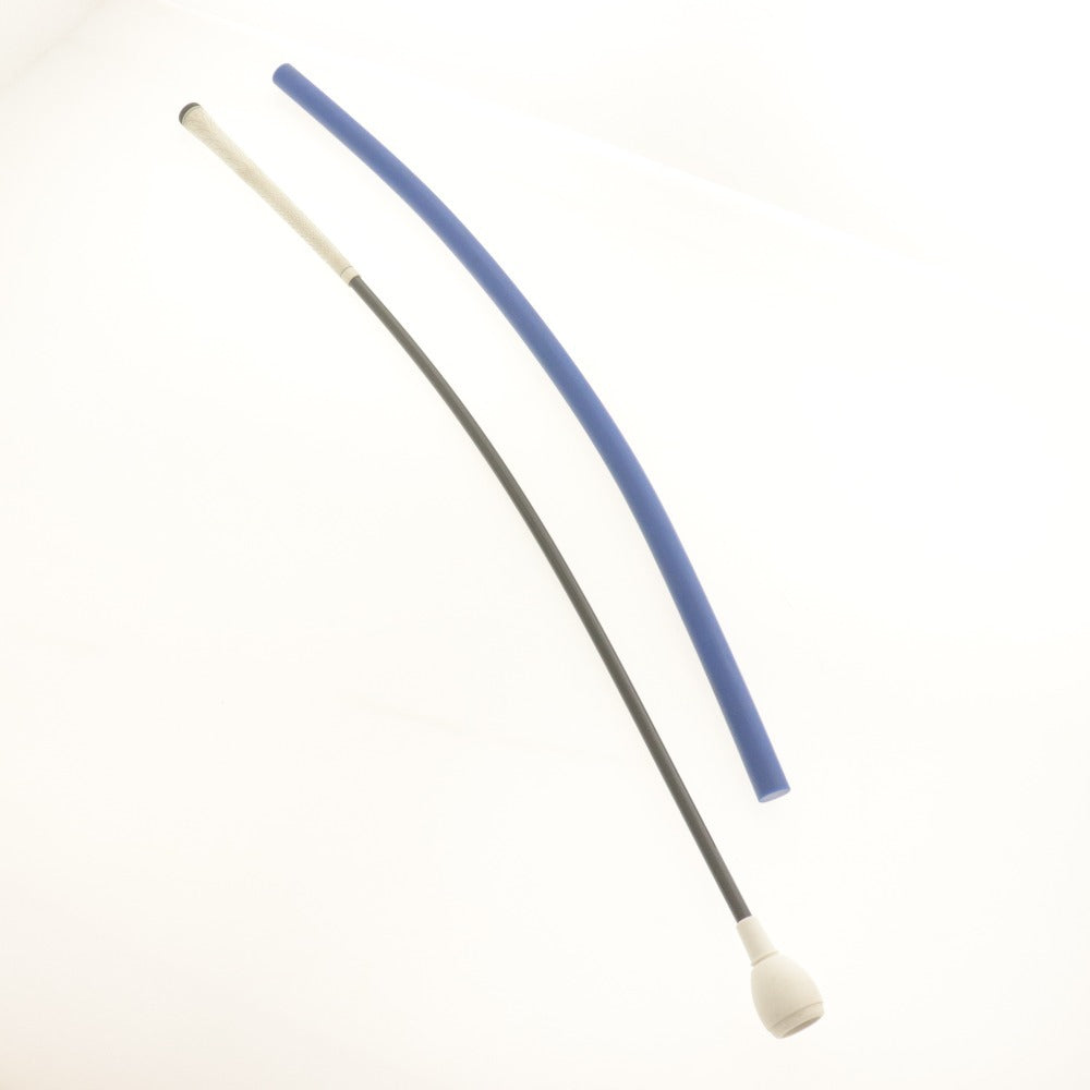 ■ ゴルフスイング練習器具 2点セット まとめ売り しなるスイング練習棒 tabata トルネードスティック ソフト ロング 付属品付き