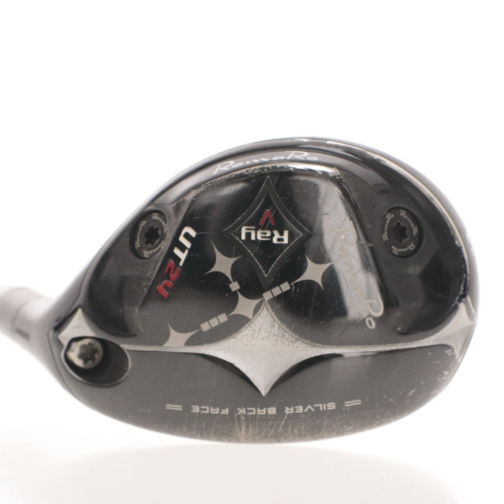 ■ RomaRo 短尺 ユーティリティ Ray V V2 UT 24° (4番相当) シャフト ADC-01F0 SL-U フレックス Free 純正ヘッドカバー付き チップゴルフ