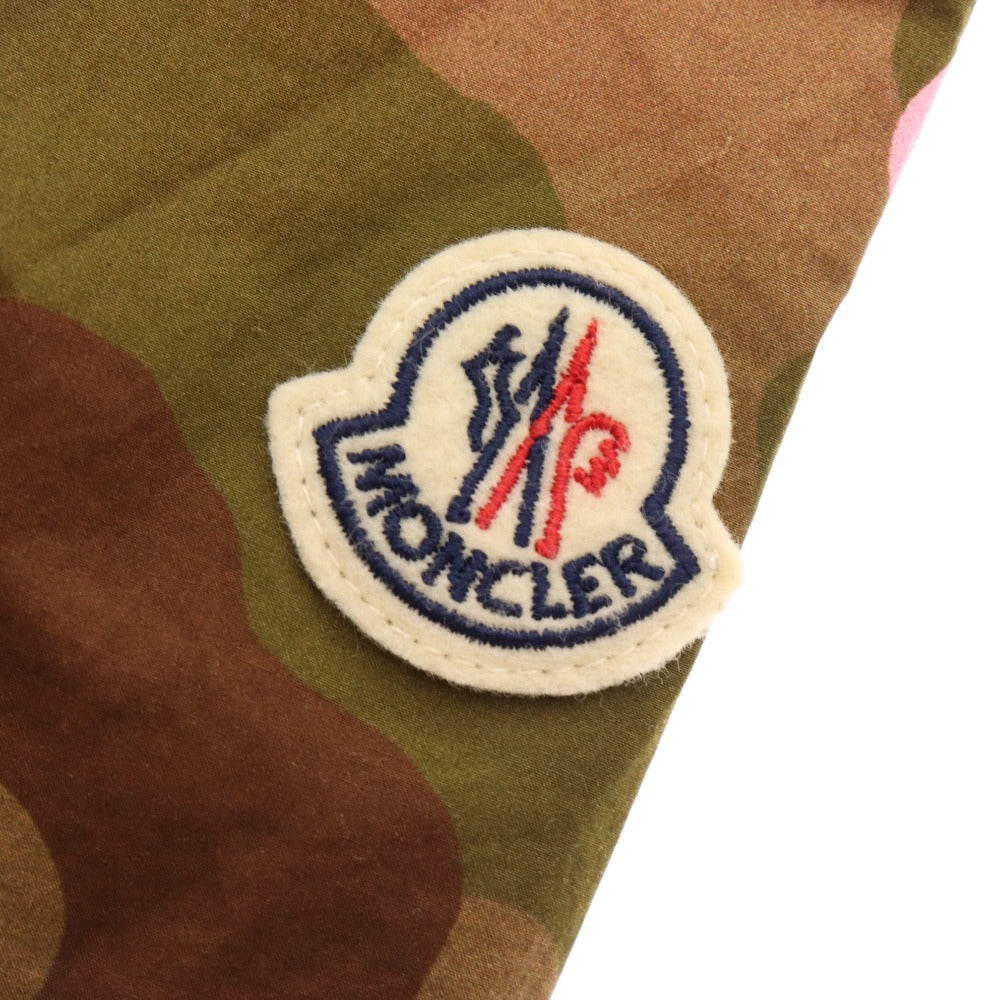 ■ Moncler CAMICIA shirt, short sleeves, top, camouflage, all-over pattern, men's, M, khaki, pink