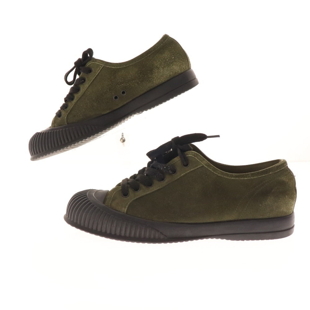 ■ Prada low-cut sneakers, shoes, suede, rubber, men's, khaki