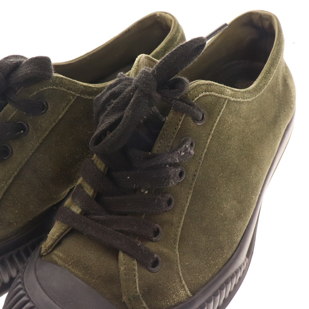 ■ Prada low-cut sneakers, shoes, suede, rubber, men's, khaki