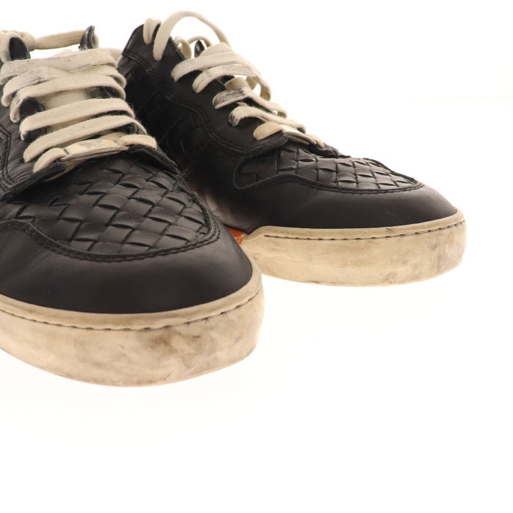 ■ Bottega Veneta sneakers, Intrecciato shoes, men's, black, with bag and box