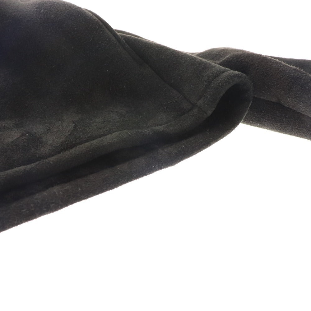 ■ ルッフォ ブルゾン ジャケット ジップアップ レザージャケット アウター メンズ 42 ブラック