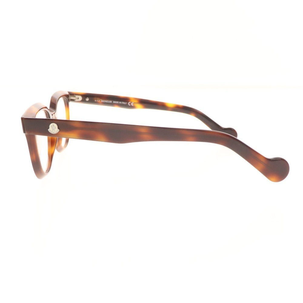 ■ Moncler Glasses Eyeglasses ML 5005 053 47□20 145 Eyewear Tortoise Shell Pattern Non-Prescription Women's Brown Accessories Included