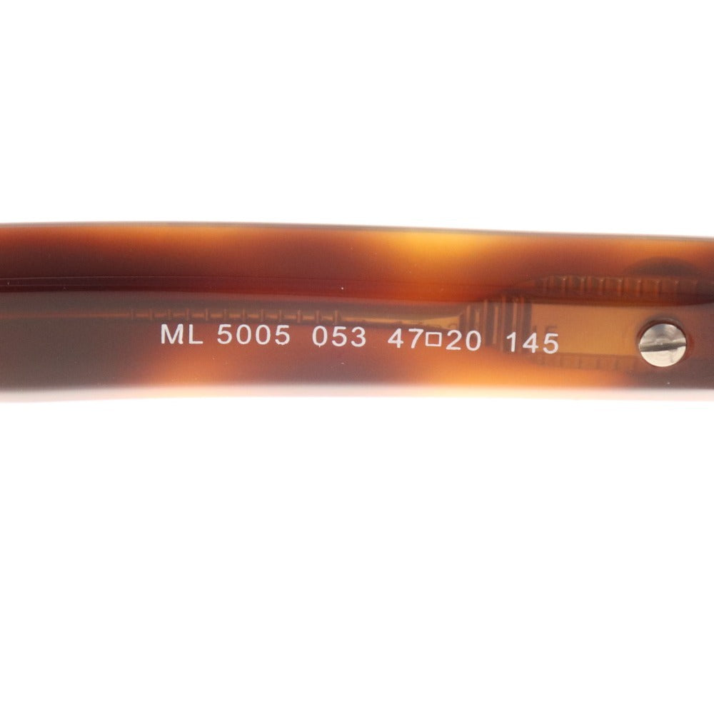 ■ Moncler Glasses Eyeglasses ML 5005 053 47□20 145 Eyewear Tortoise Shell Pattern Non-Prescription Women's Brown Accessories Included