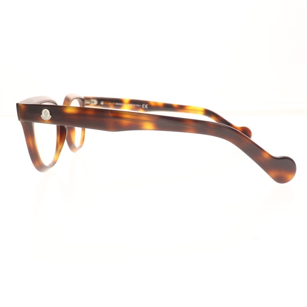 ■ Moncler Glasses Eyeglasses ML 5005 053 47□20 145 Eyewear Tortoise Shell Pattern Non-Prescription Women's Brown Case Included