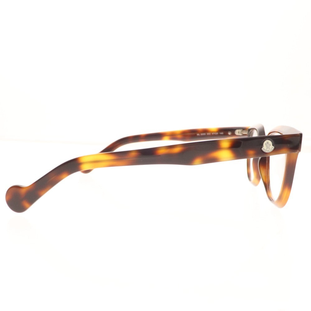 ■ Moncler Glasses Eyeglasses ML 5005 053 47□20 145 Eyewear Tortoise Shell Pattern Non-Prescription Women's Brown Case Included