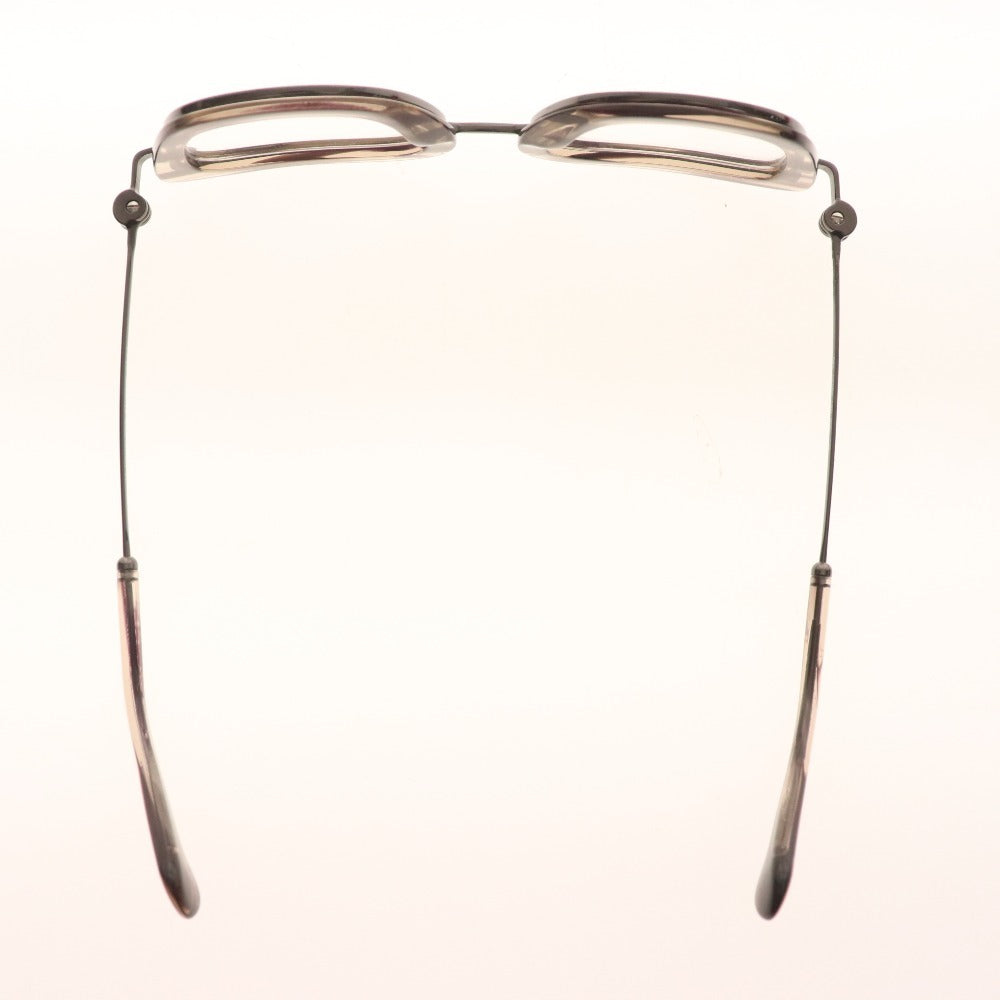 ■ Moncler Glasses Eyeglasses ML 5008 081 48□20 140 Eyewear Tortoise Shell Pattern Non-Prescription Men's Women's Gray Case Included