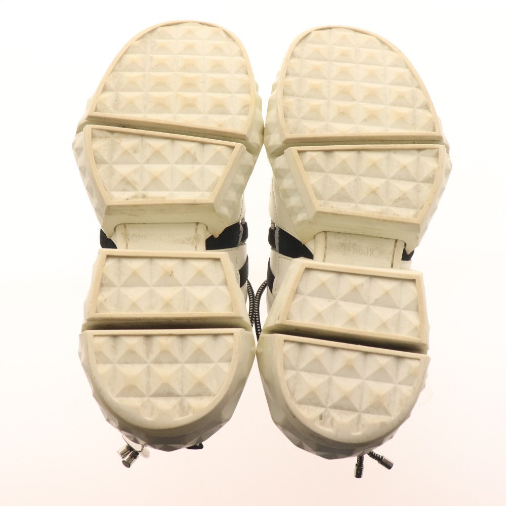 ■ Jimmy Choo sneakers, shoes, mesh, thick sole, men's, size 41, black, white, accessories included