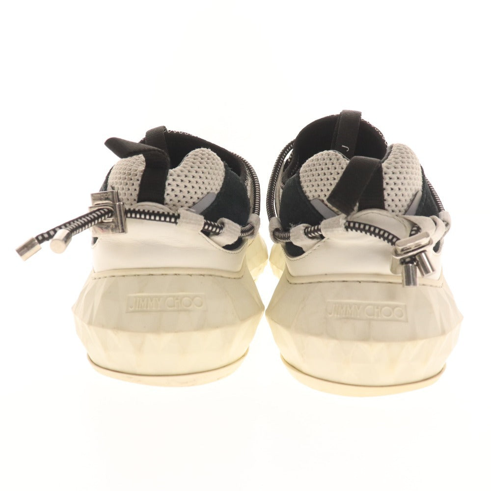 ■ Jimmy Choo sneakers, shoes, mesh, thick sole, men's, size 41, black, white, accessories included