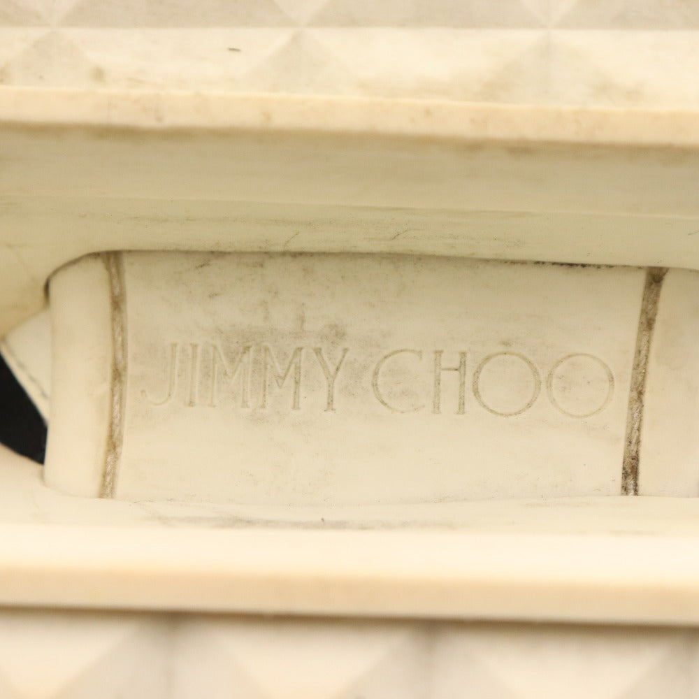 ■ Jimmy Choo sneakers, shoes, mesh, thick sole, men's, size 41, black, white, accessories included