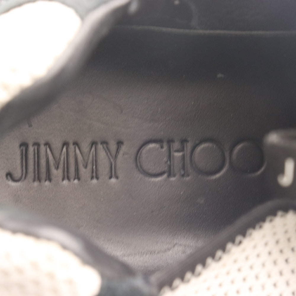 ■ Jimmy Choo sneakers, shoes, mesh, thick sole, men's, size 41, black, white, accessories included