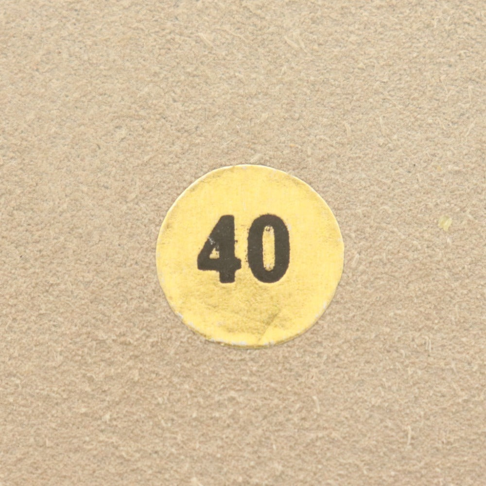 ■ PRADA プラダ スリッパ シューズ 靴 スリッポン イタリア製 室内履き メンズ レディース 40 (25cm相当) ライトベージュ 鞄 ポーチ付き