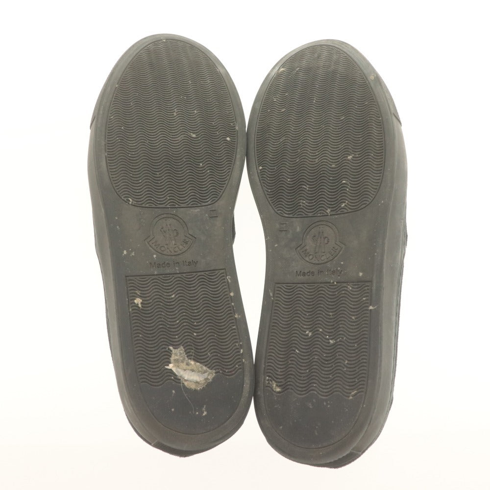 ■ モンクレール スリッポン スニーカー 革靴 スエード イタリア製 メンズ 41 (25.5cm相当) ネイビー