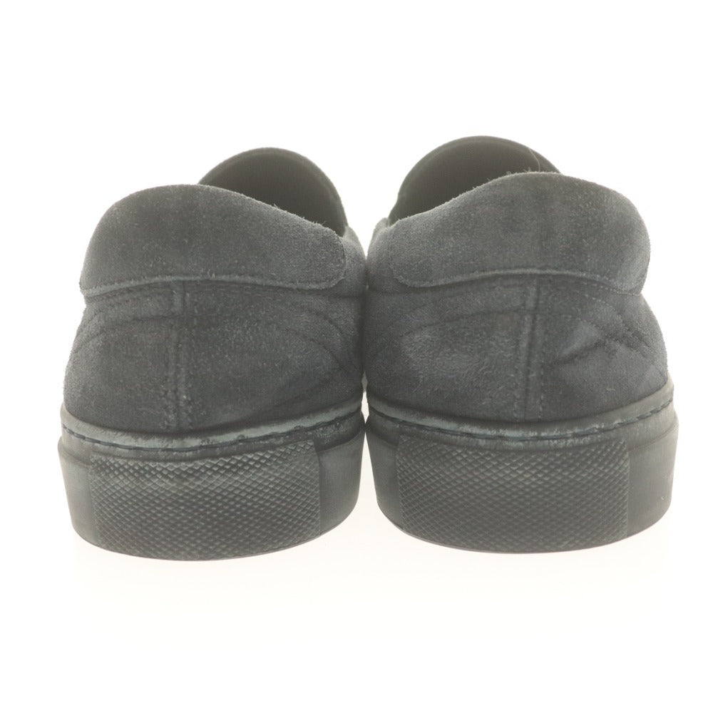 ■ モンクレール スリッポン スニーカー 革靴 スエード イタリア製 メンズ 41 (25.5cm相当) ネイビー