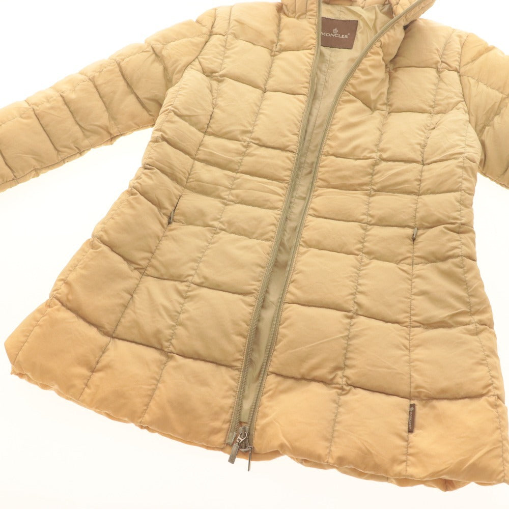■ モンクレール ダウンジャケット コート 46300 長袖 アウター ナイロン メンズ 1 (S相当) ベージュ系