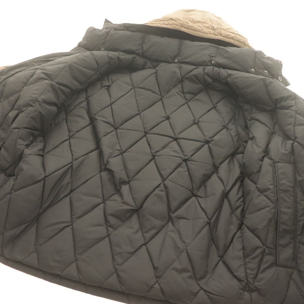 ■ モンクレール ダウンジャケット 41365/00/69833 長袖 アウター フード取り外し式 ロゴ ワッペン メンズ 3 (L相当) ベージュ