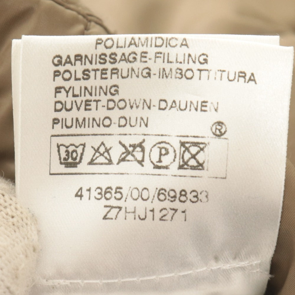 ■ モンクレール ダウンジャケット 41365/00/69833 長袖 アウター フード取り外し式 ロゴ ワッペン メンズ 3 (L相当) ベージュ