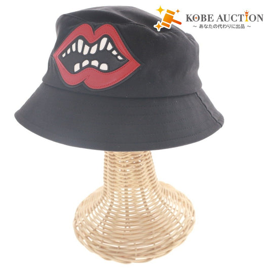 ■ クロムハーツ バケットハット 帽子 マッティボーイコラボ メンズ 58.5cm ブラック