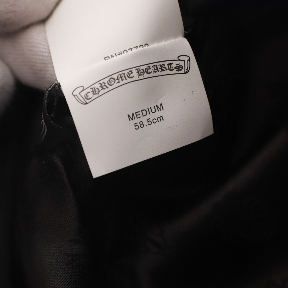 ■ クロムハーツ バケットハット 帽子 マッティボーイコラボ メンズ 58.5cm ブラック