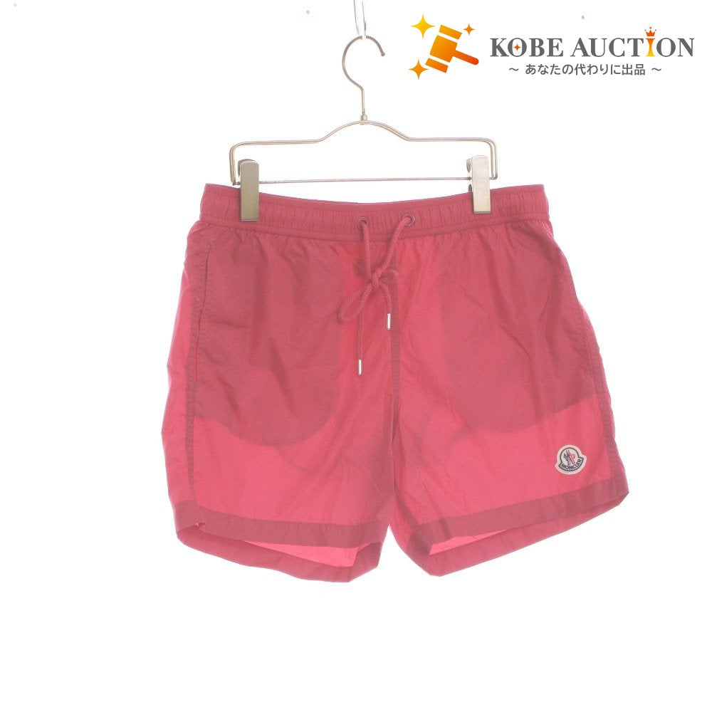 ■ MONCLER モンクレール ハーフパンツ ショートパンツ ボトムス BOXER MARE スイムウェア ナイロン メンズ M レッド