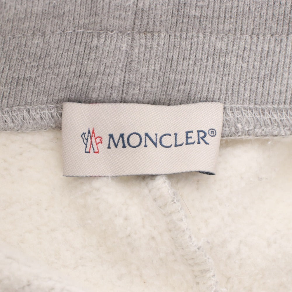 ■ MONCLER モンクレール パンツ ボトムス スウェット ワッペン メンズ S グレー