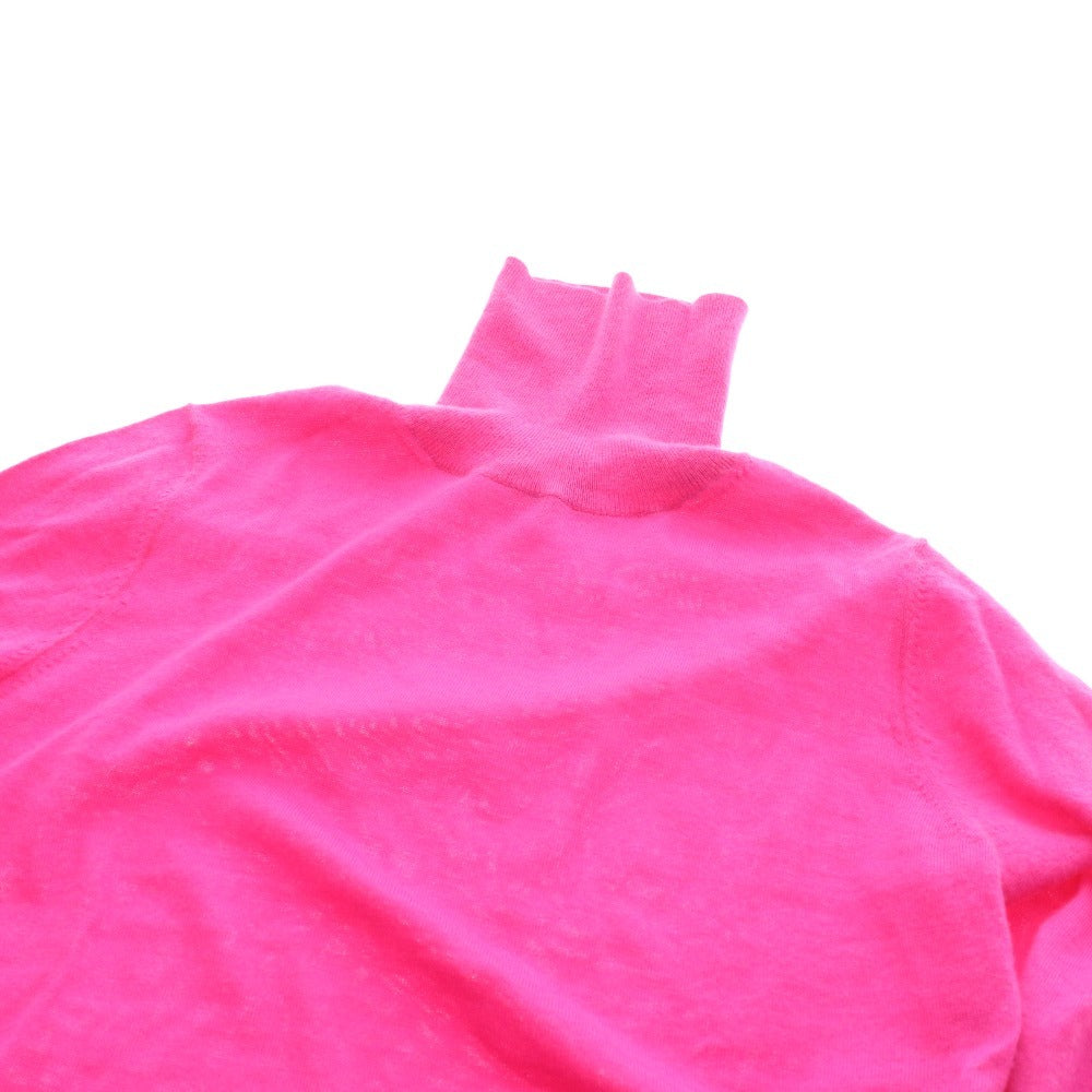 ■ バレンシアガ タートルネック ニット 長袖 トップス カシミヤ100% レディース 34 ピンク