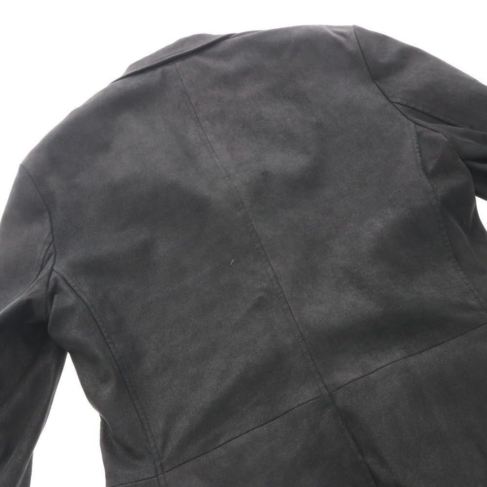 ■ エンポリオアルマーニ ジャケット アウター ラムレザー メンズ 50 （L相当） ブラック 付属品付き