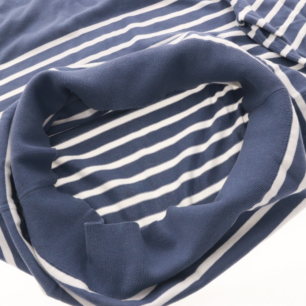 ■ ブルックスブラザーズ カットソー 長袖 トップス ボーダー 綿100％ メンズ L ネイビー ホワイト タグ付き 未使用