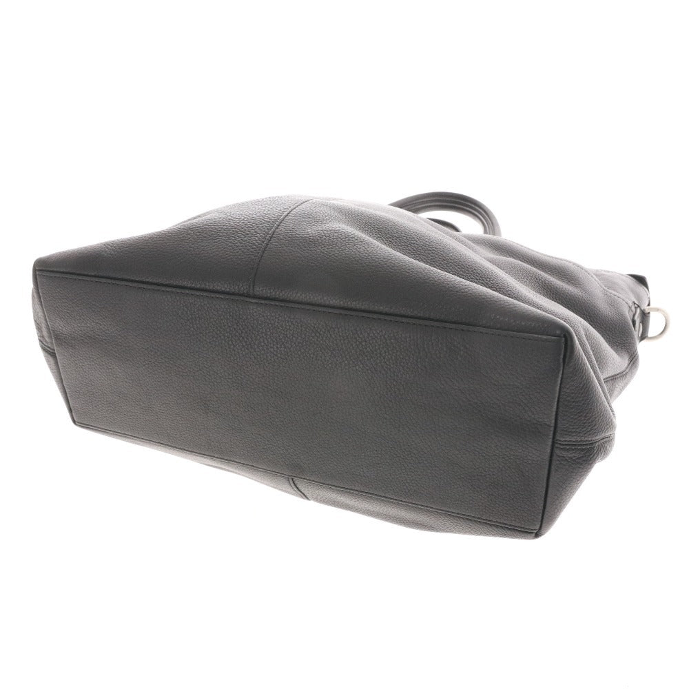 ■ コーチ ショルダーバッグ トートバッグ 鞄 ビジネス ロゴ メンズ ブラック 袋付き