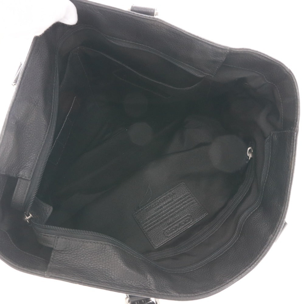 ■ コーチ ショルダーバッグ トートバッグ 鞄 ビジネス ロゴ メンズ ブラック 袋付き