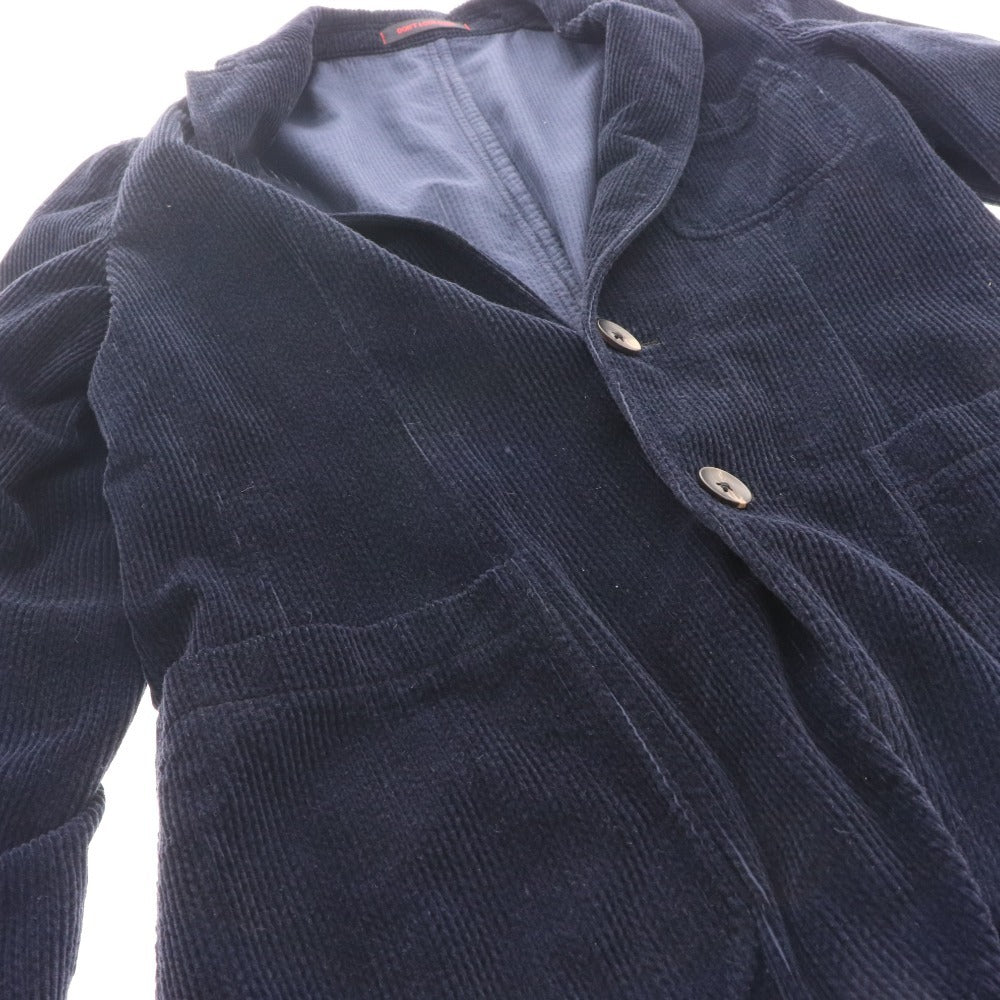 ■ Zaziji Corduroy Jacket Outerwear 100% Cotton Men's Size 42 Navy