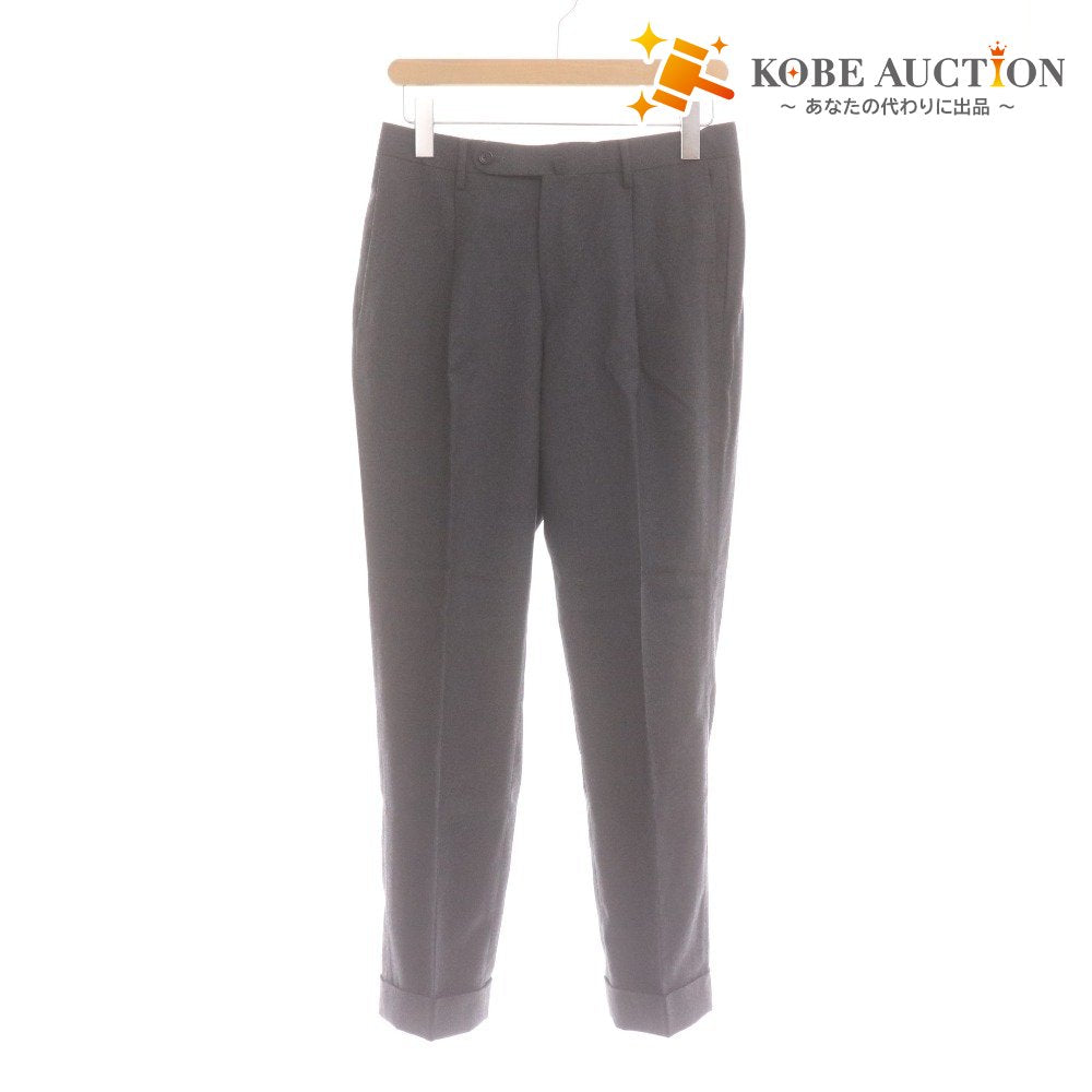 Brilla Per Il Gusto REDA Saxony One-Pleat Slacks, Made in Japan, Men's, Size 44 (S-M), Dark Gray, Unused